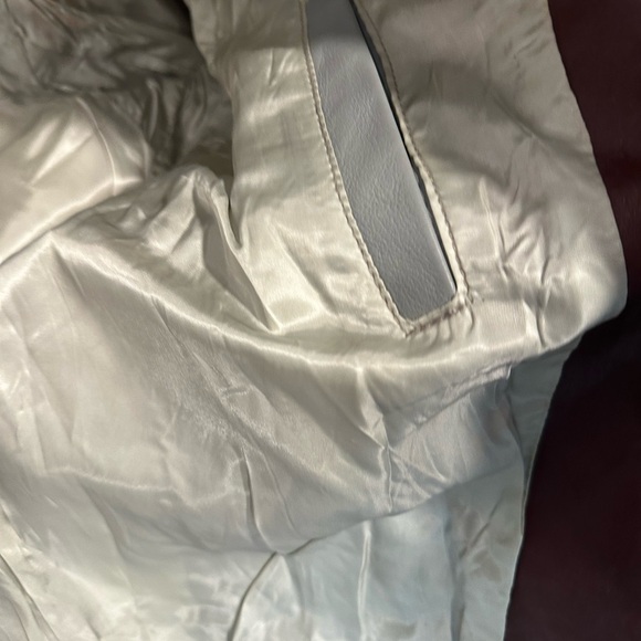 Vintage Mens Sz:M Indian Run Gray & Maroon Leather Motorcycle Jacket. Full Zip. - Picture 8 of 15